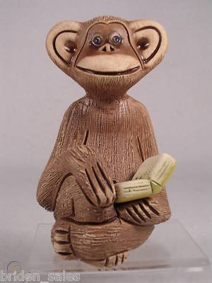 Chimp w/Book