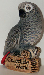 Collectible World African Grey Parrot